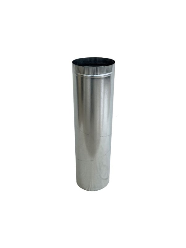 Wood 10 1/4" GalvFlue – Galvanised Pipes Half Length 450mm long